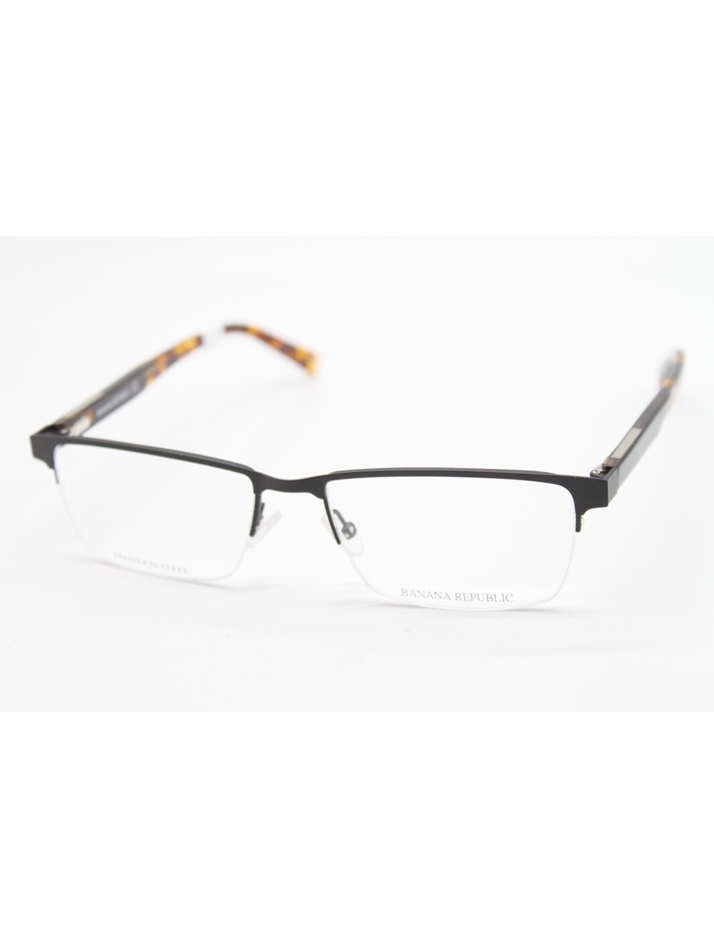 NEW BANANA REPUBLIC ANTONIO 003 BLACK TORTOISE AUTHENTIC EYEGLASSES 54-17